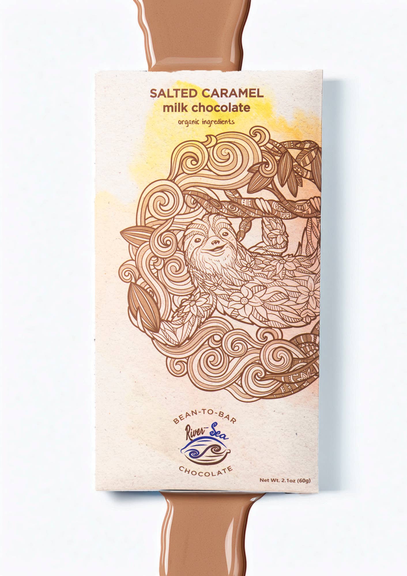 River-Sea Chocolates – wholesale Chokladkaka – Saltad karamell mjölkchoklad1