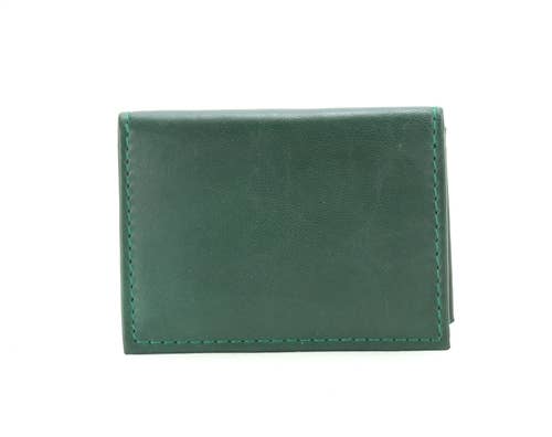Leather Impressions Inc - Vendita all'ingrosso Portacarte - Donna - Custodia in pelle di agnello stile: BCC567 Verde1