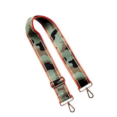 Thomas and Lee Company - Wholesale Bag Strap - Women's - Camo Print Adjustable Bag Strap - Gold Hardware - 10 colors available5