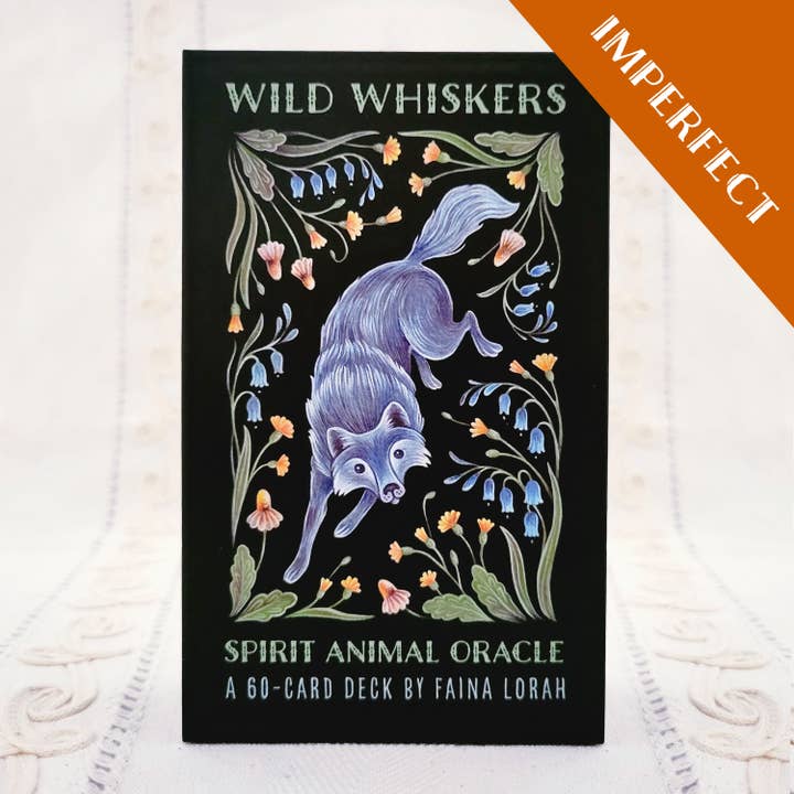 Faina Lorah - Wholesale Tarot Cards - IMPERFECT - Wild Whiskers Oracle Deck - Spirit Animal Cards