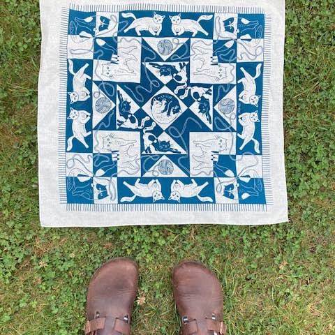 Pen+Pine - Wholesale Bandana - Unisex - Cozy Cats Bandana