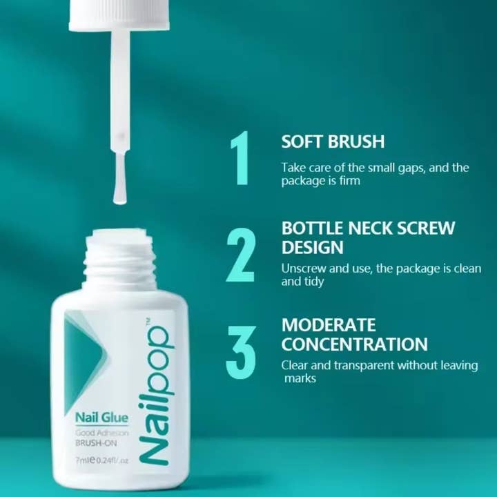 VIAI Beauty - Wholesale Nail Hardener/Strengthener - Brush-On Nail Glue2