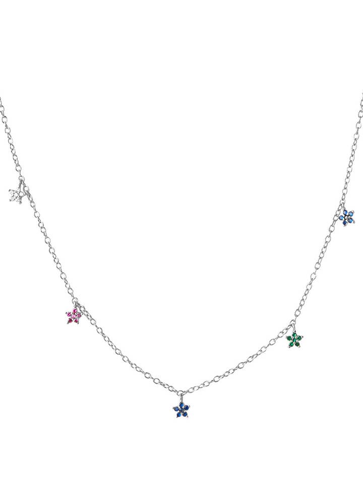 Necklace Darla Silver para venta al por mayor de Kalk Store