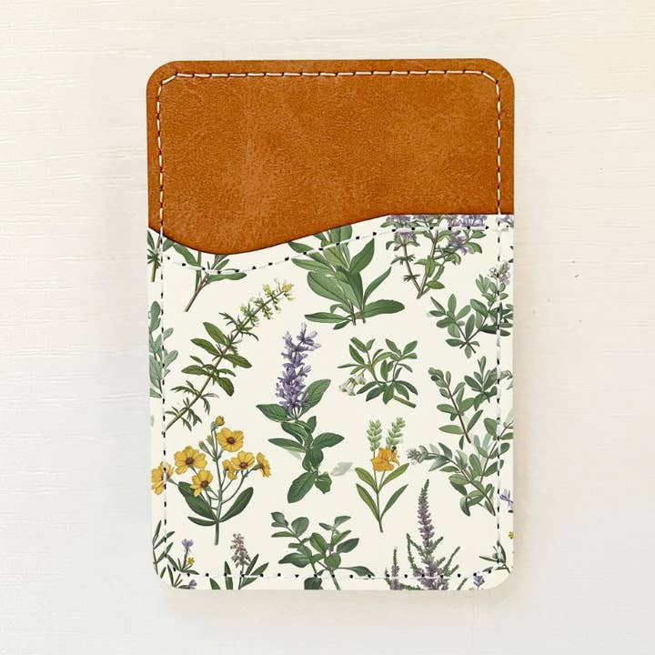 Greenery Leather Card Holder (7 Options) for wholesale by Olivia + Rose