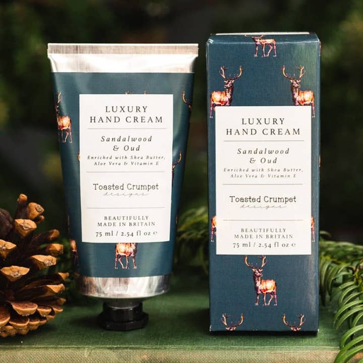 Toasted Crumpet – wholesale Hand cream/lotion – Sandalwood & Oud Luxury Hand Cream (Stag Collection)0