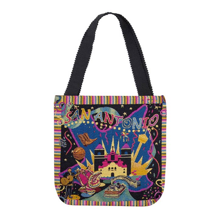 Manual Woodworkers and Weavers, Inc. - Wholesale Tote Bag - Women's - San Antonio -17X17 Tote