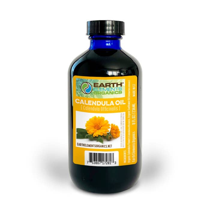 Calendula Oil (100% Organic) for wholesale by Earth Elements Organics