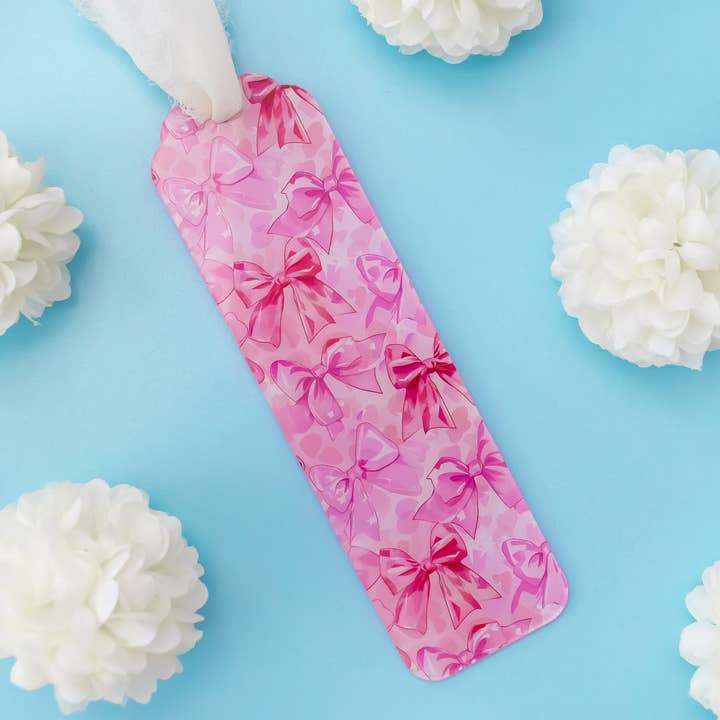 Marque-page en acrylique, marque-page en forme de nœud en forme de coquette, cadeau livresque pour la vente par Momenti di Vita