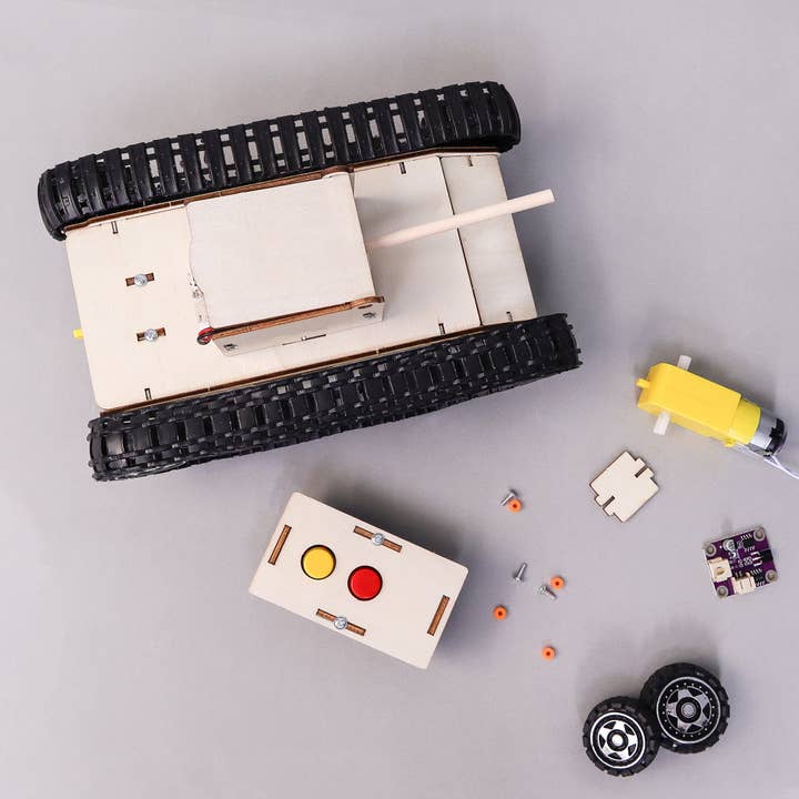 Kitsville - Wholesale DIY Craft Kit - Kids - Remote Controlled Tank DIY Kit, STEM Toy, Craft Kit for Kids3