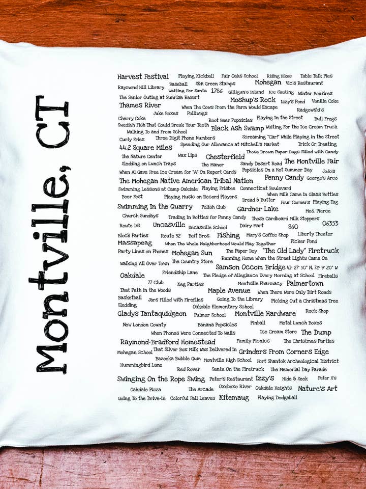 Montville Pride Pillow Cover for wholesale by TownieSwag