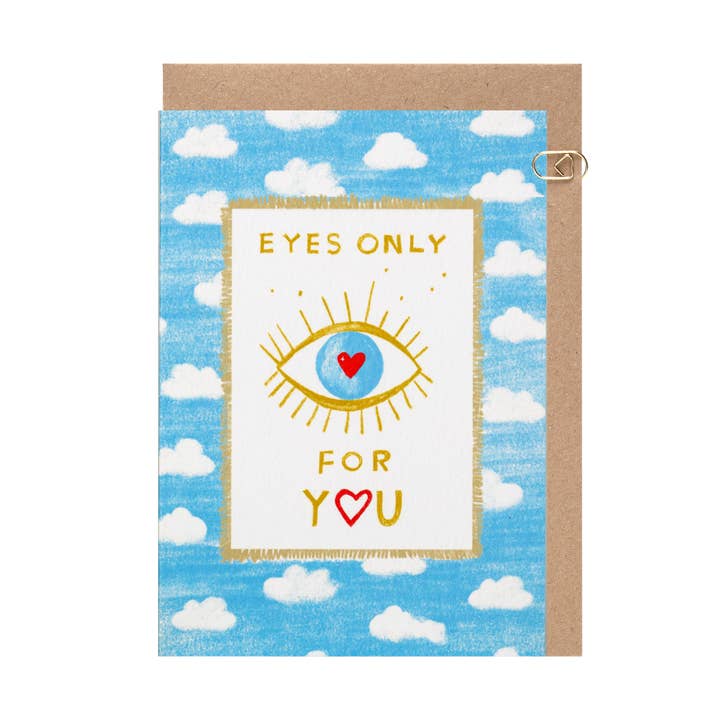 Eyes Only for You Love Card for wholesale by Meloo