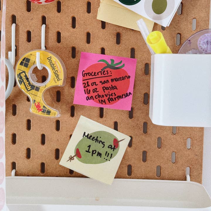 Mel Andrel - Wholesale Sticky Notes - Tomato-do List Sticky Notes