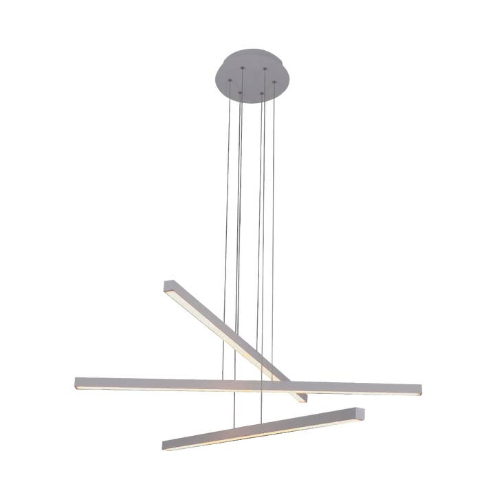 Fidelia 3 - Colgante Triple Led Blanco 48W 90Cm para venta al por mayor de MIMAX