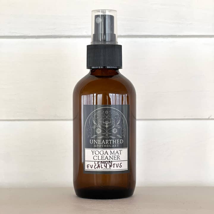 Unearthed Naturals - Wholesale Yoga Mat Cleaner - Yoga Mat Cleaning Spray 4 oz - Natural Cleaner Safe for Yoga2