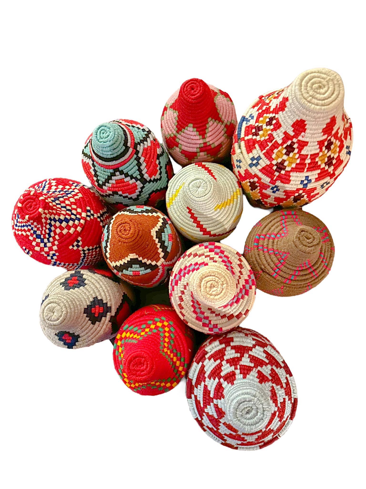 SOUK in the CITY - Wholesale Basket - Set of 5 Berber Baskets (fixed color mixes)9