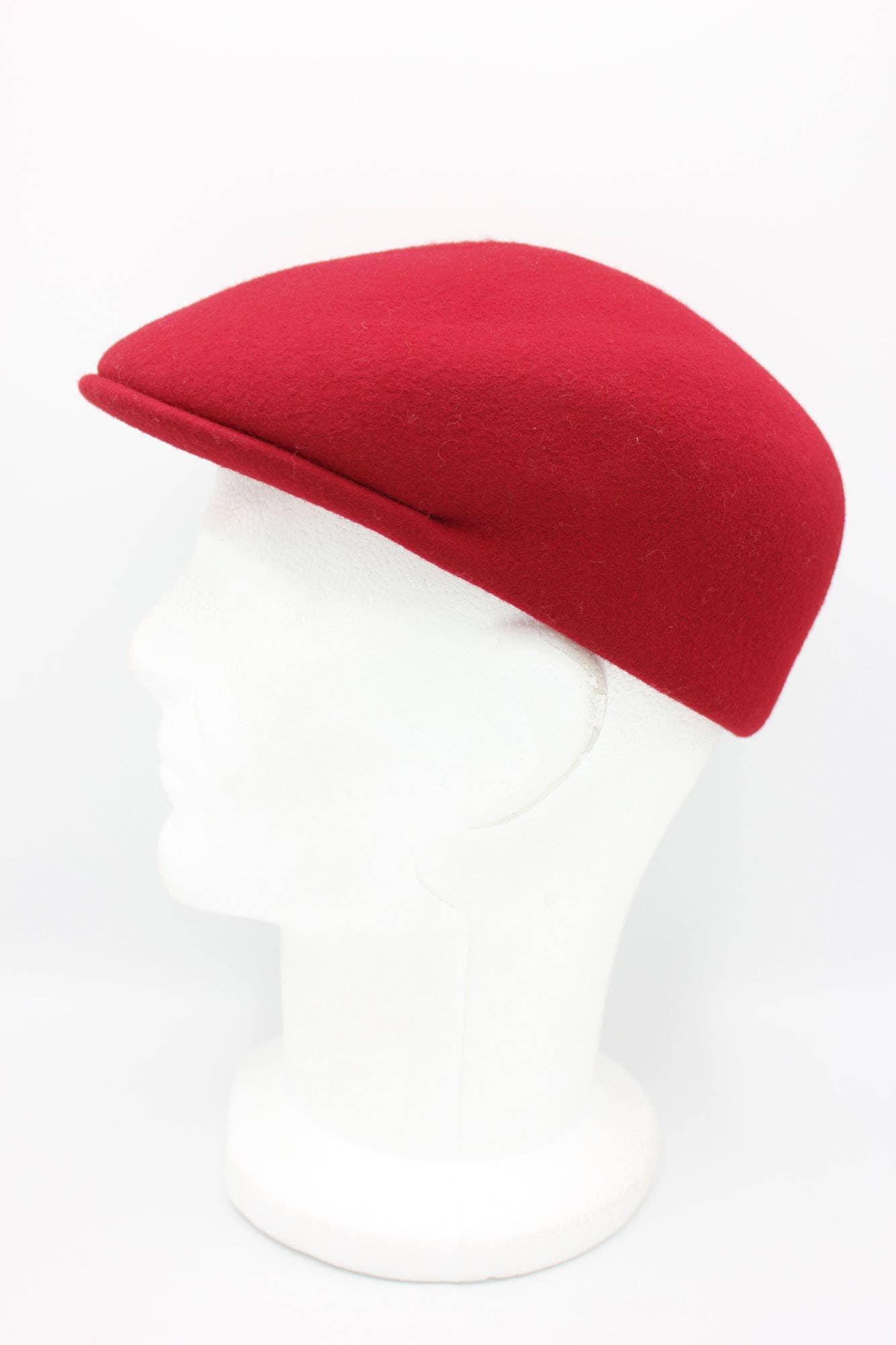 Hologramme Paris – Engroshandel Newsboy/schoolboy hat - Unisex – Klassisk italiensk ensfarvet uldhue med kuppelform7