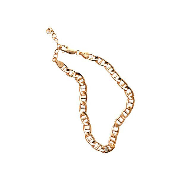 Mariner Chain Bracelet in Gold-Filled for wholesale by Idlewild Everyday
