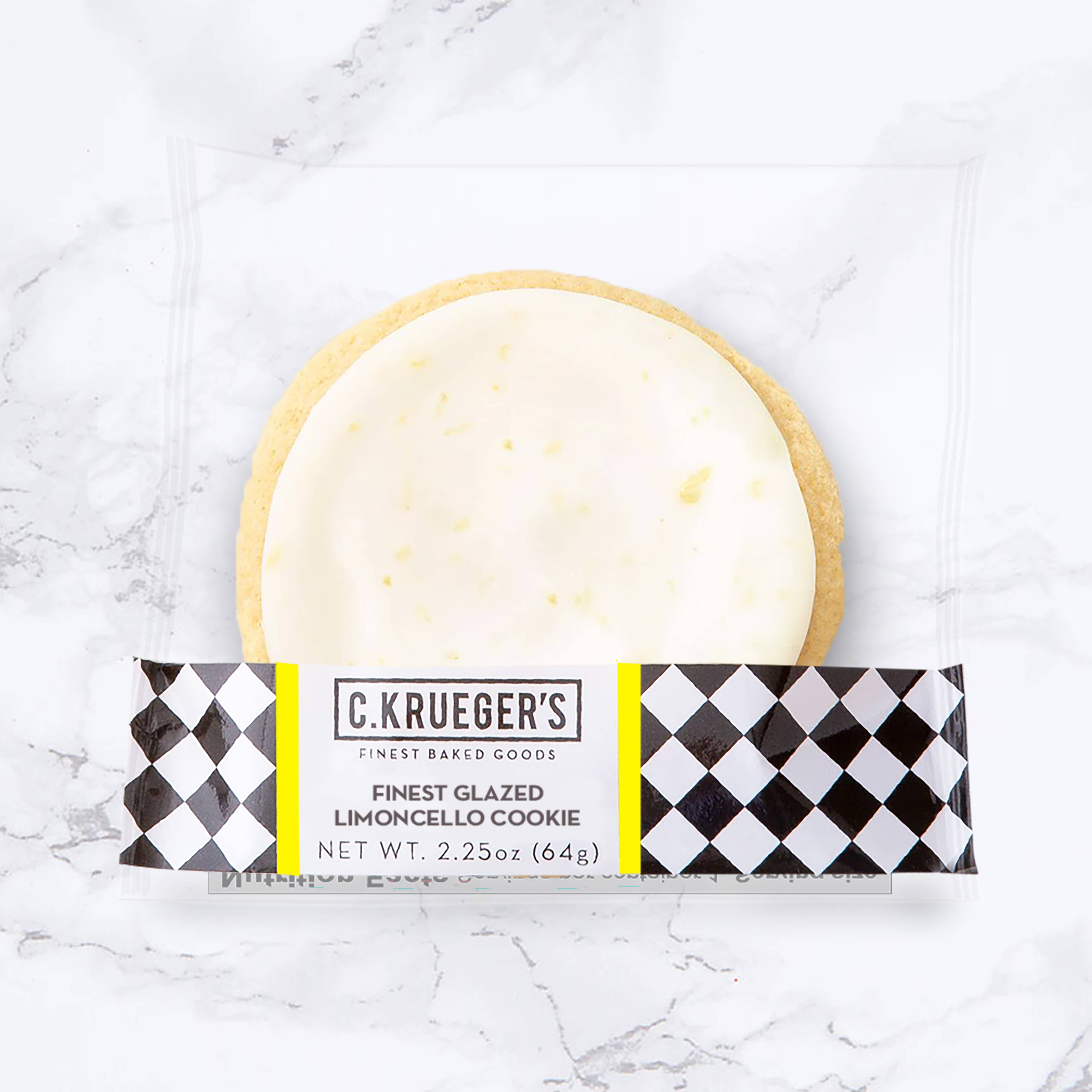 C. Krueger's - Wholesale Cookie - Limoncello Glazed Cookie 2.25oz2