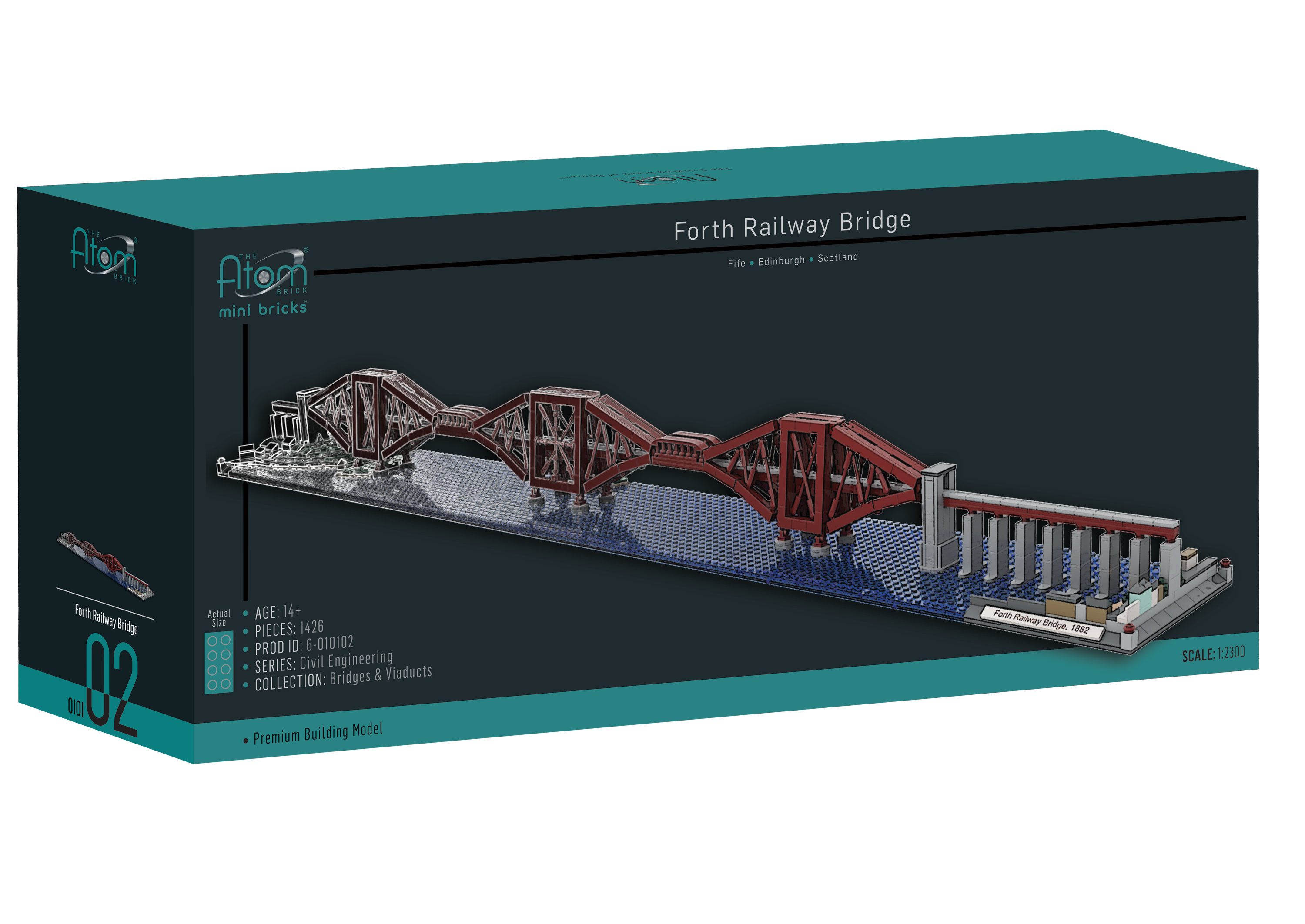 The Atom Brick - Wholesale Building Set - Kids - Forth Railway Bridge1