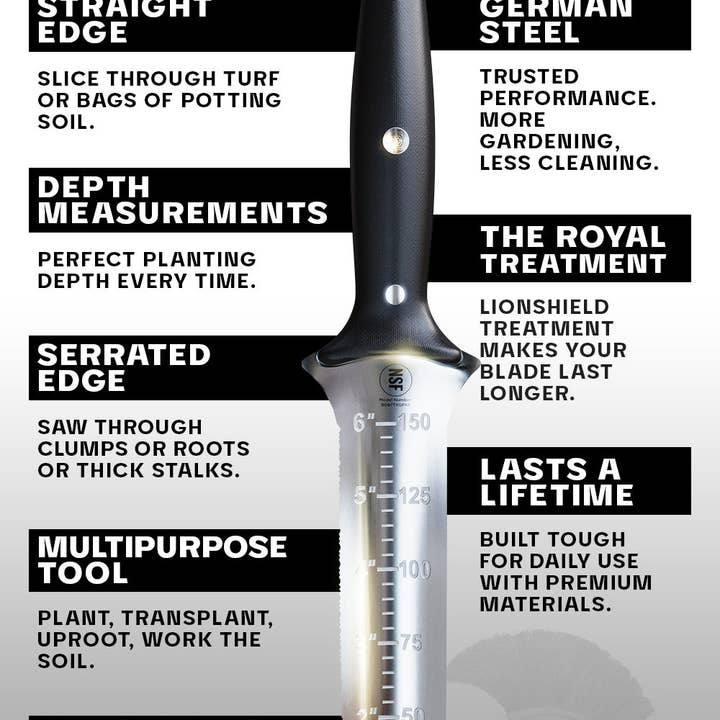 Dalstrong - Wholesale Garden Tool - Hori Hori Blade 6.5" | Gladiator Series | Dalstrong ©5