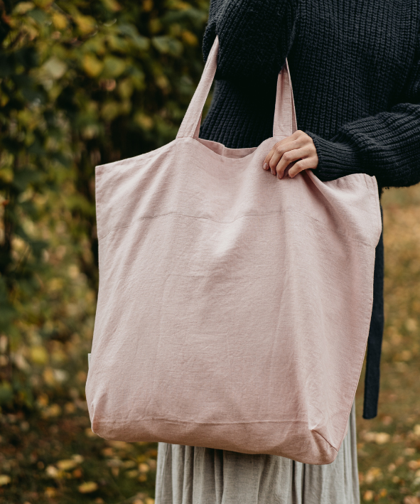 OMOM - Wholesale Tote Bag - Women's - OMOM Large Linen Tote Bag7