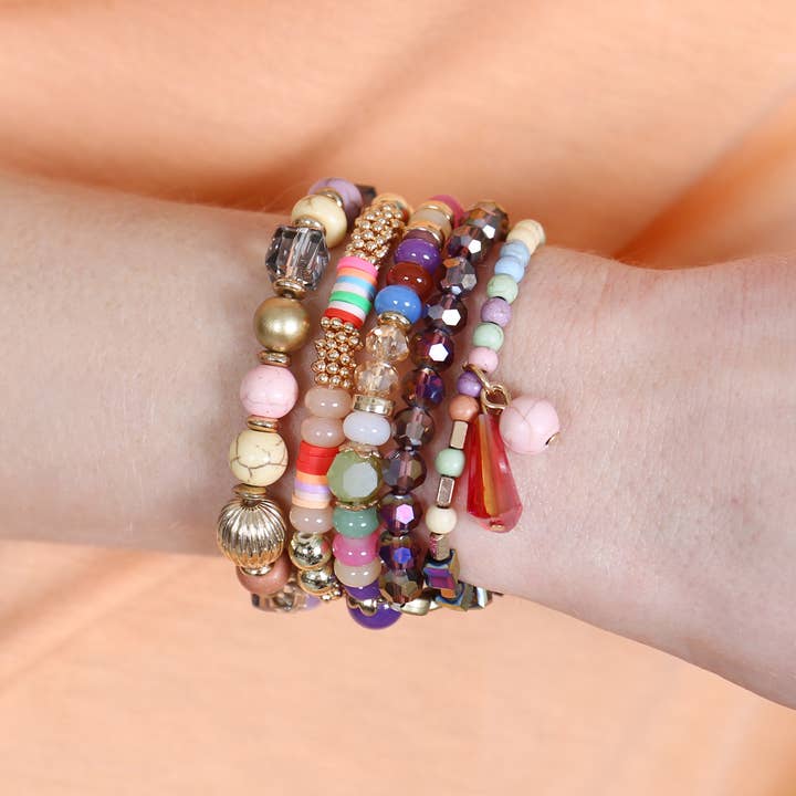 MYS Wholesale Inc - Wholesale Jewelry Set - Multibeads Stretch Bracelet11