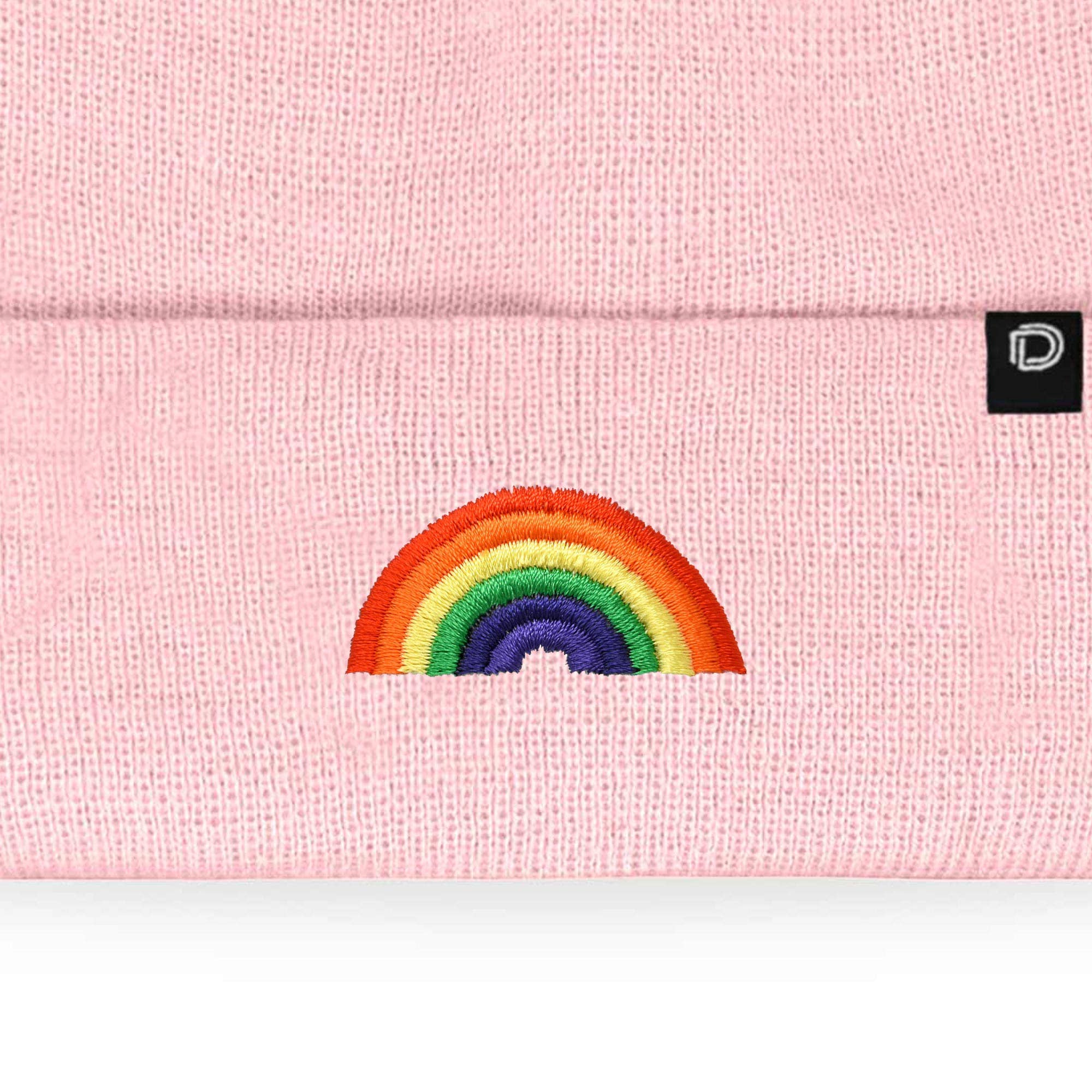 Dalix - Wholesale Beanie - Women's - Dalix Embroidered Rainbow Beanie Cap Cuffed Knit Hat Women61