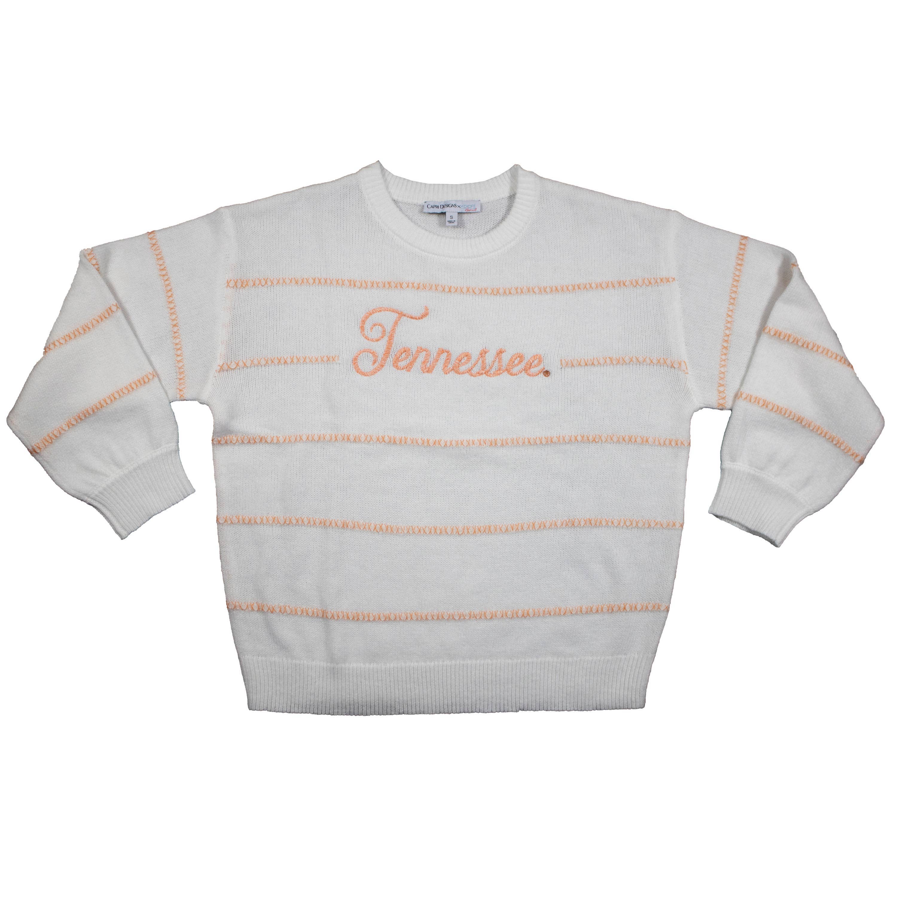 Kickoff Couture - Wholesale Knit Sweater - Women's - Threaded Script Sweater- Collegiate Licensed13