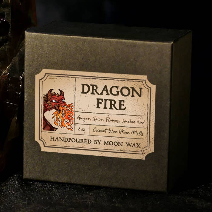 Fondants de Cire Dragon Fire | Cire de Coco, Non-Toxique pour la vente par Moon Wax