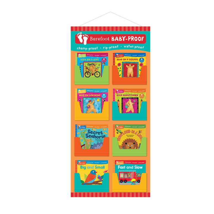 Ensemble de présentoirs suspendus Barefoot Baby-Proof, 32 copies pour la vente par Barefoot Books