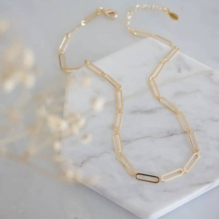 Colar Gargantilha de Corrente - Ouro e Prata por atacado de Mesa Blue