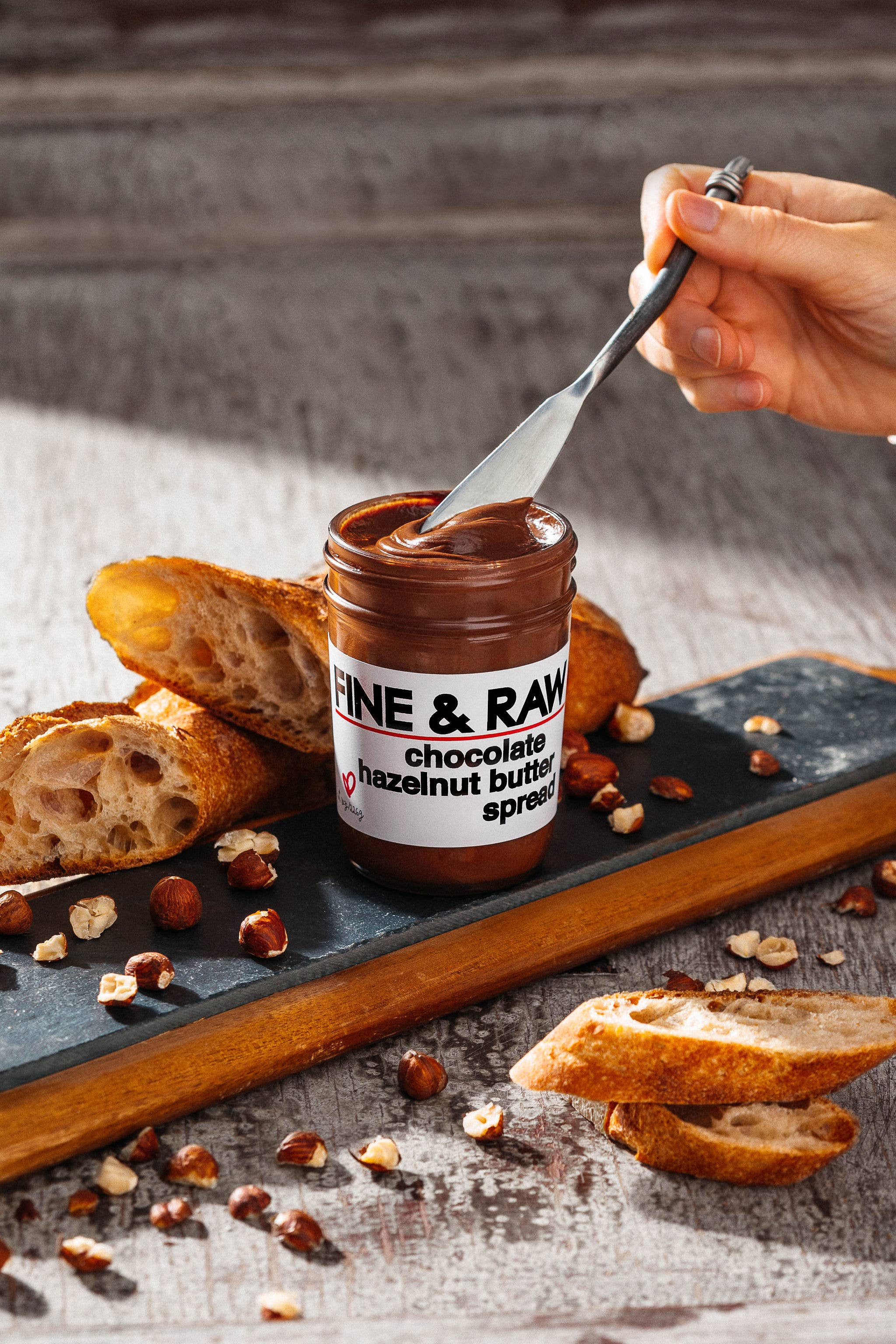 FINE & RAW - Venta al por mayor Cremas de frutos secos - Crema de chocolate y avellanas11