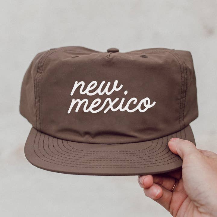 New Mexico Cursive Nylon Snapback for wholesale by Frankie Jean