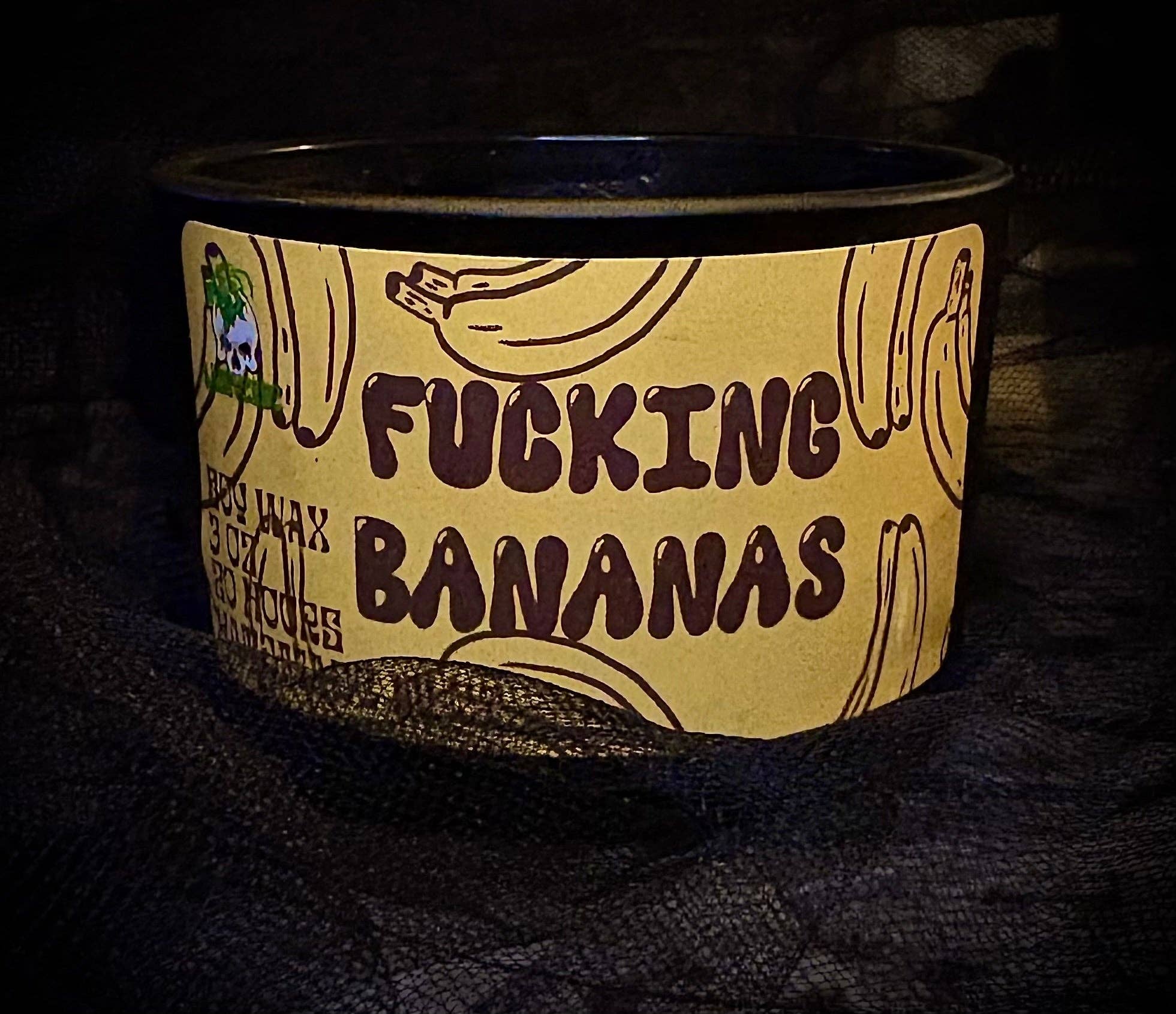 Lainverse - Wholesale Jar/Filled Candle - FUCKING BANANAS2
