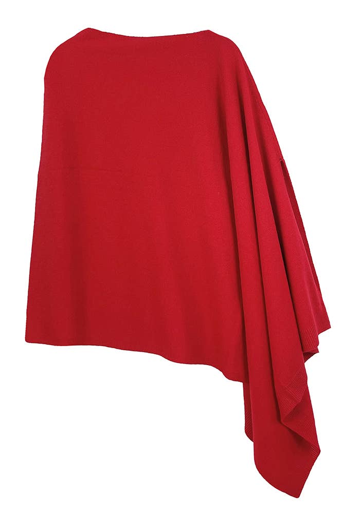 Hana - Wholesale Poncho - Women's - Solid Scarf Poncho14