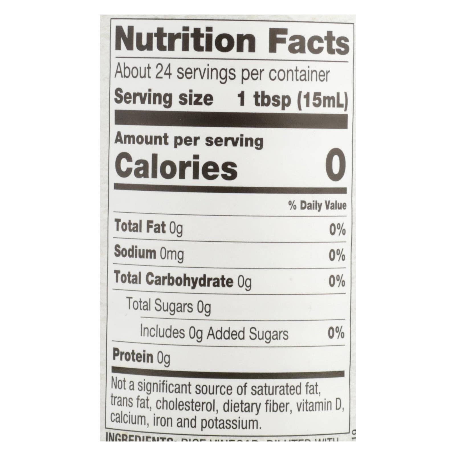 Everyday Supply Co - Wholesale Vinegar - Nakano Rice Vinegar - Vinegar - Case Of 6 - 12 Fl Oz.1