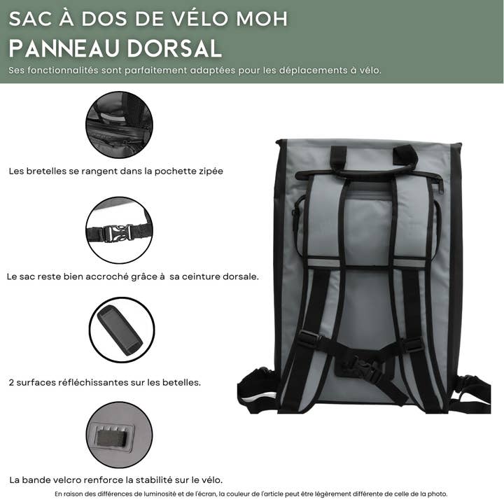 BADAWIN - Wholesale Backpack - Unisex - Bike Pannier Green Bag Backpack Multifunctional Ali Badawin5