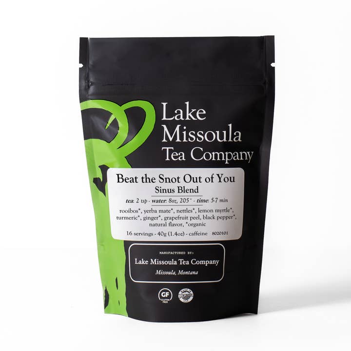 Beat the Snot Out of You for wholesale by Lake Missoula Tea Company