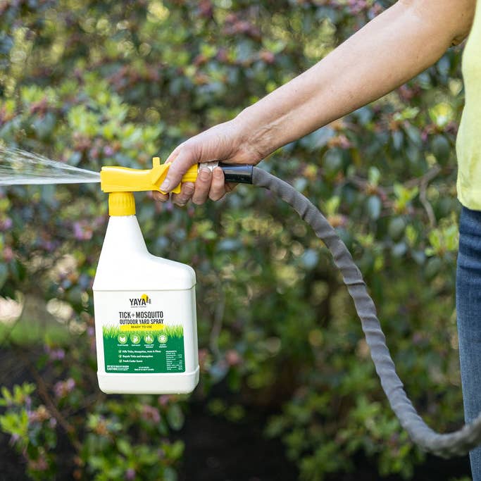 YAYA Organics - Vente Insectifuges - Spray pour jardin extérieur YAYA Tick + Mosquito, prêt à l'emploi2