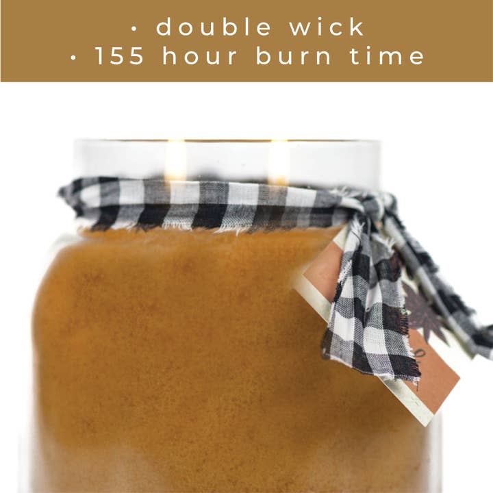 A Cheerful Giver - Wholesale Jar/filled candle - KOTL Papa Candle (34oz.) - Pumpkin Swirl3