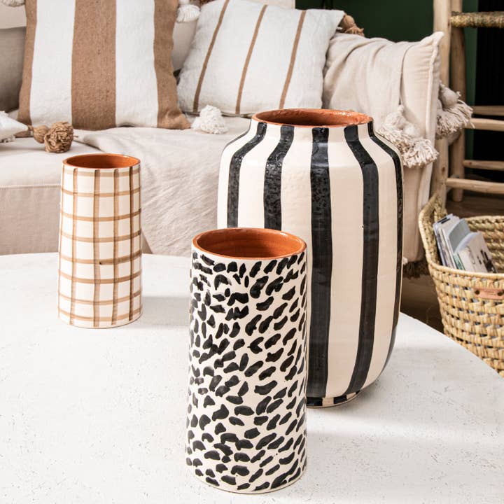 Bohome Living - Wholesale Decorative Jar - Decorative ceramic pots - Leopard pattern