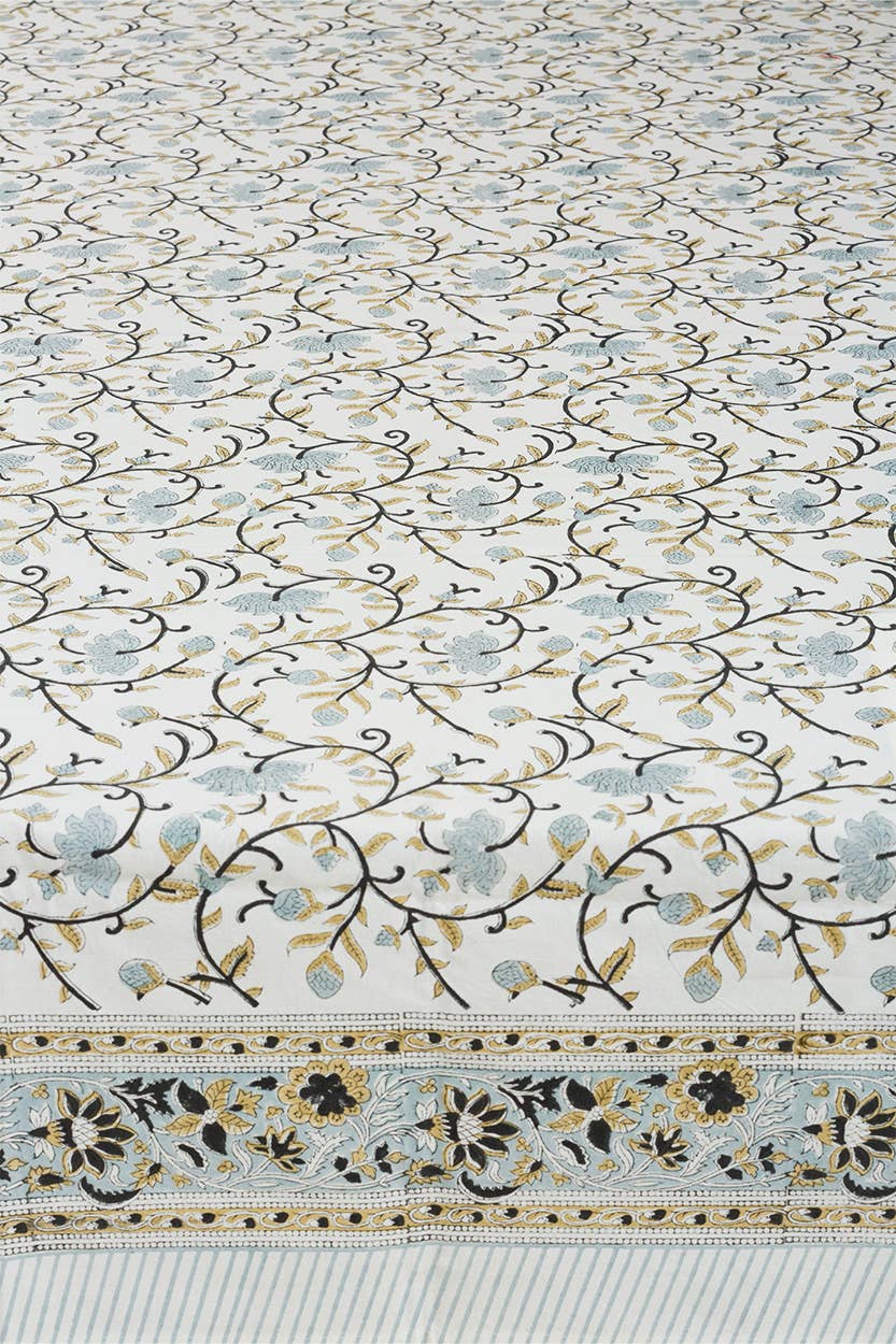 Sevya Handmade – wholesale Tablecloth – Silver Floral Tablecloth4