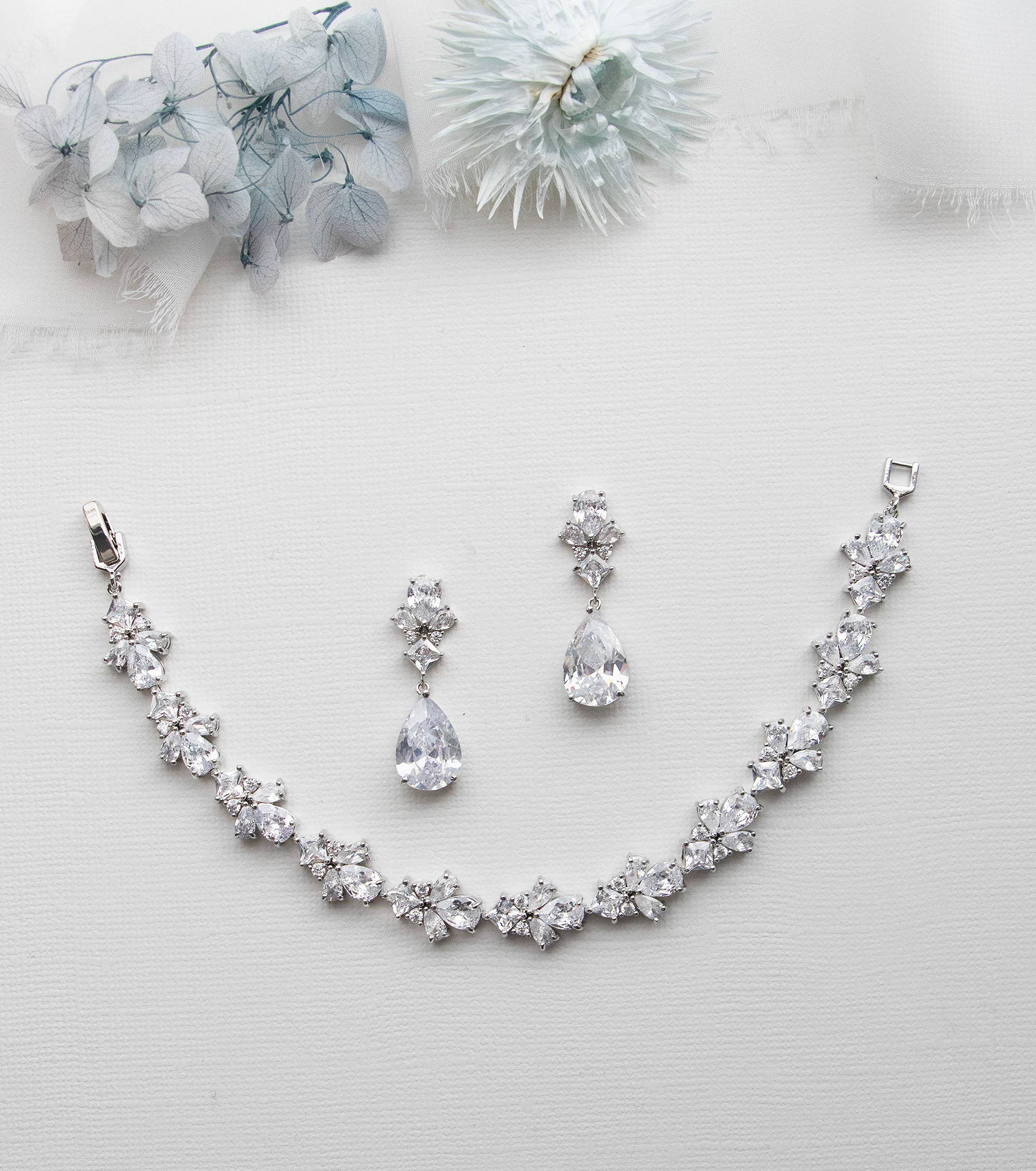 allureweddingjewelry - Wholesale Dangle Earrings - Pear Drops CZ Earrings4