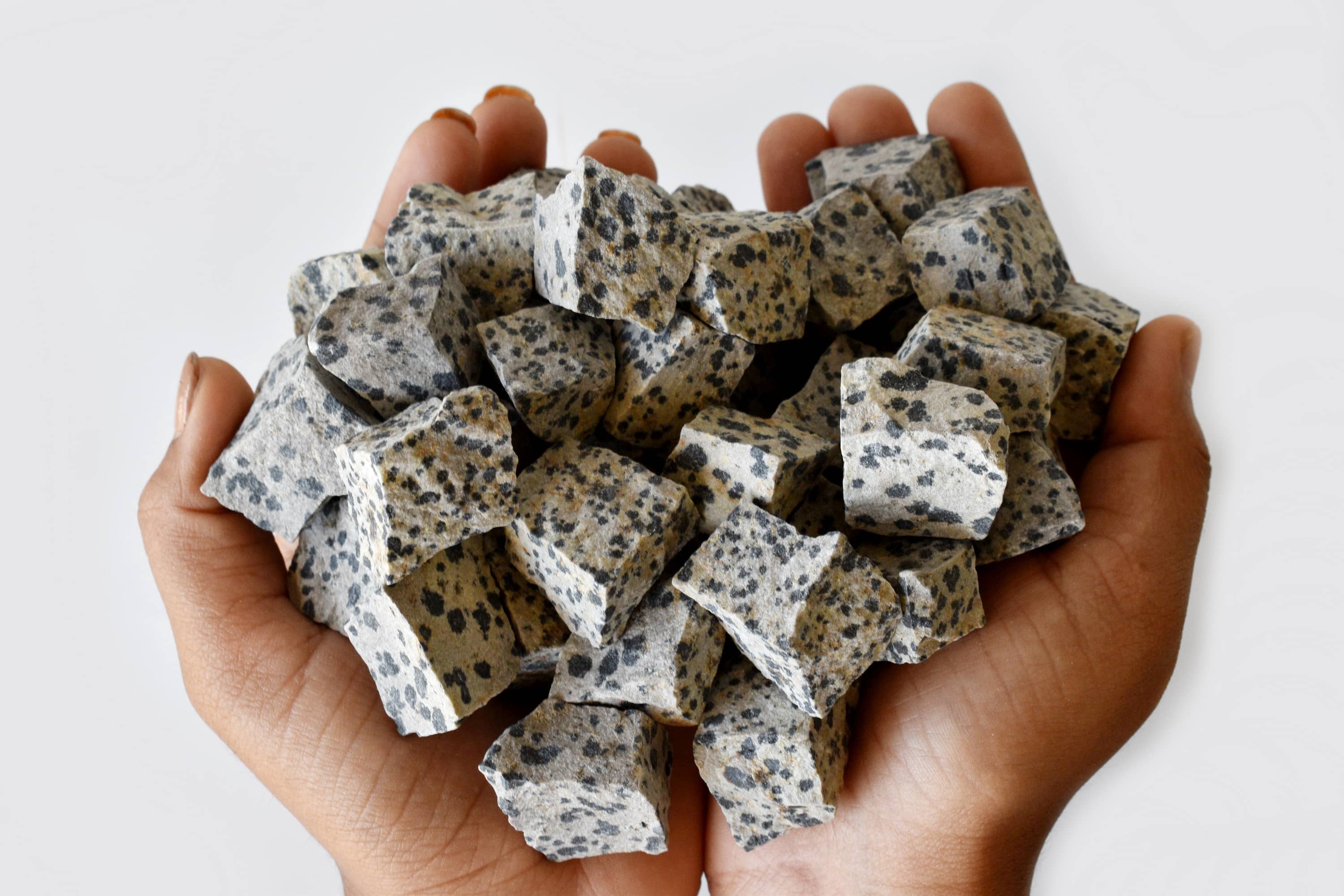 Soothing Crystals - Wholesale Spiritual Stone/Crystal - 500G, 1KG  Rough Gemstone | Dalmatian Jasper | Raw Crystal8
