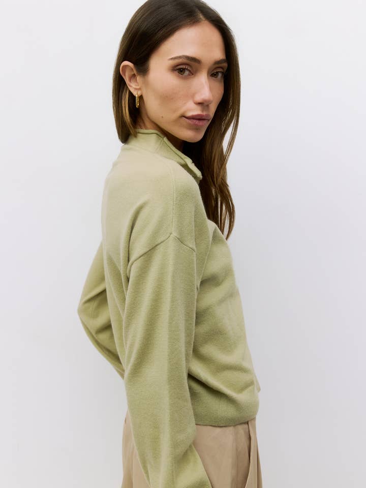 MOD REF - Wholesale Cardigan - Women's - The Brooks Cardigan | High Neck Cardigan5