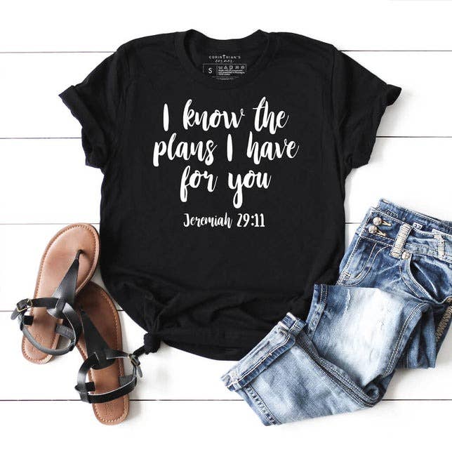 Corinthian's Corner - Wholesale Screen Printed T-Shirt - Women's - I Know The Plans Graphic Tee Shirt