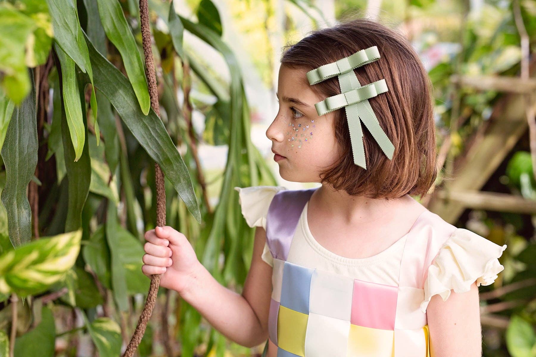 Project 6 NY Kids - Wholesale Hair Bow - Kids - Grosgrain Bow Clip Set (2) - Sweet Nectar6