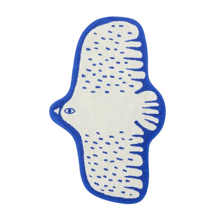 Bird Shaped Bath Mat for wholesale by Donna Wilson