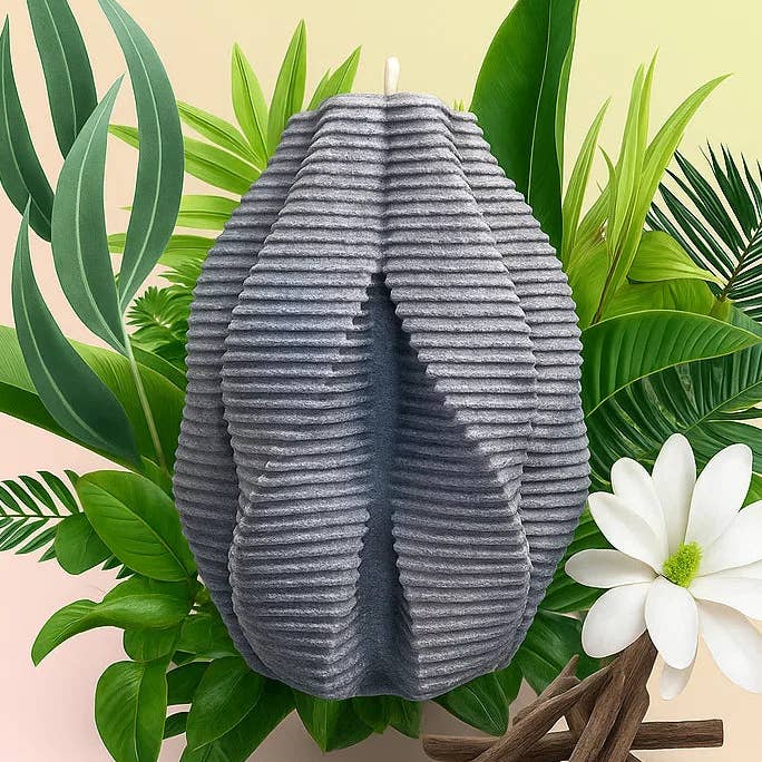 Blossom Candle, Wet Stone, Eucalyptus for wholesale by VOSK