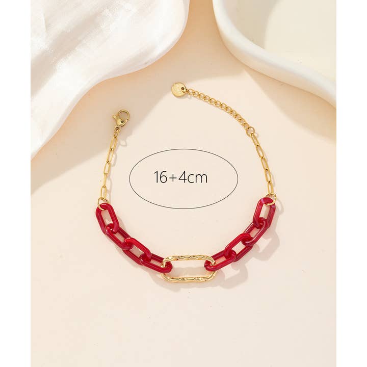 Blossom bijoux - Wholesale Link & Chain Bracelet - 24BRA006 Stainless Steel Bracelet3